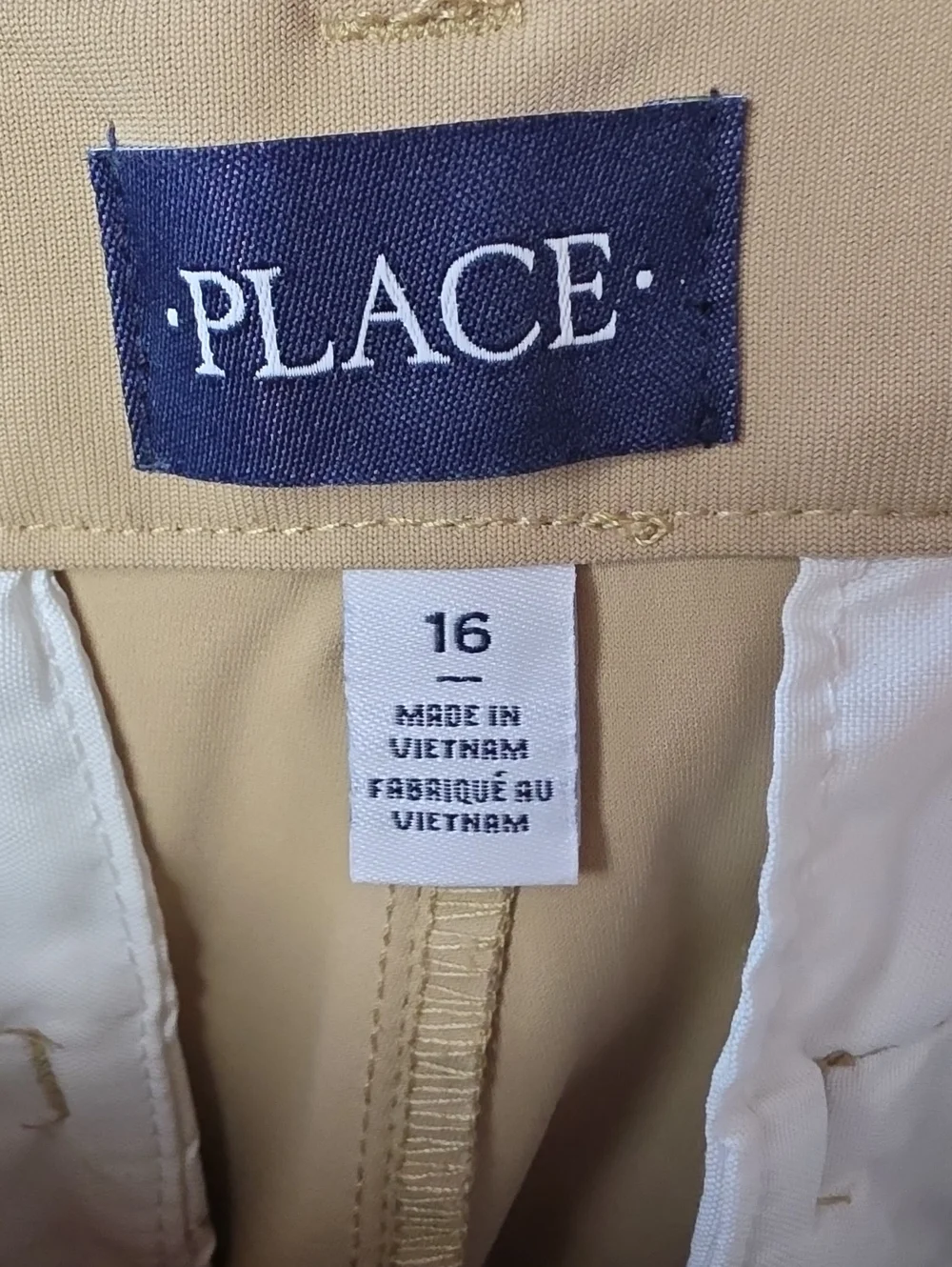THE CHILDREN'S PLACE Tan Quick Dry Premium Chino Shorts 16 ***3 for‎ $20 item***